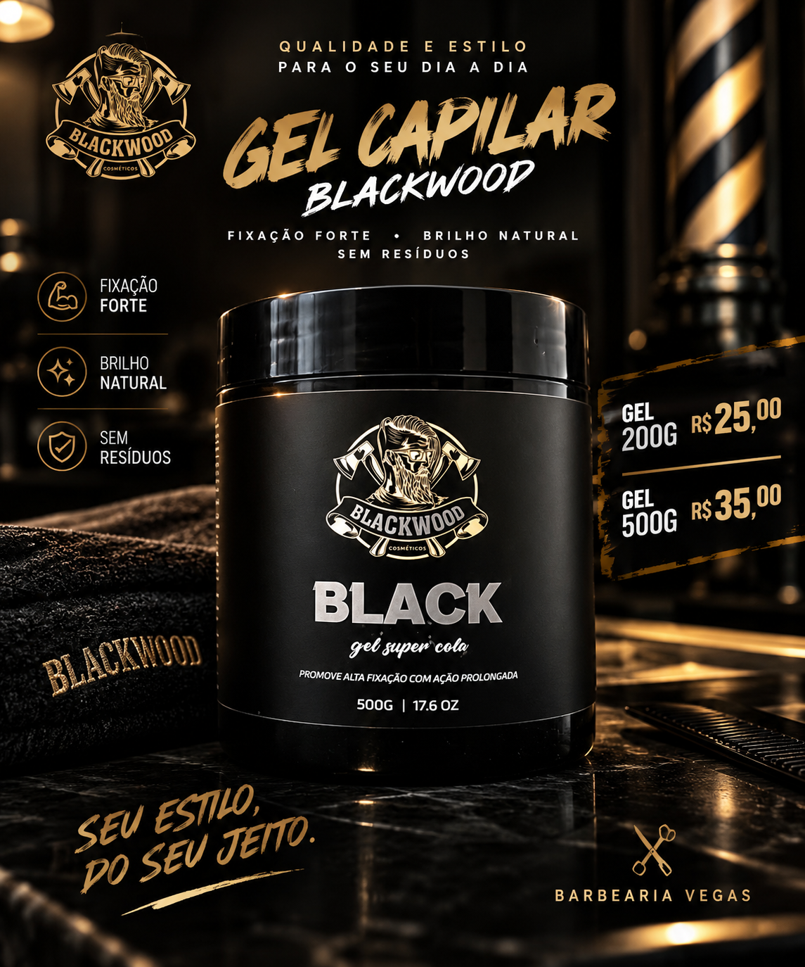 Gel Blackwood Super Cola 500 g
